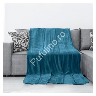Patura-Cocolino-Pufoasa-neteda-simpla-albastra