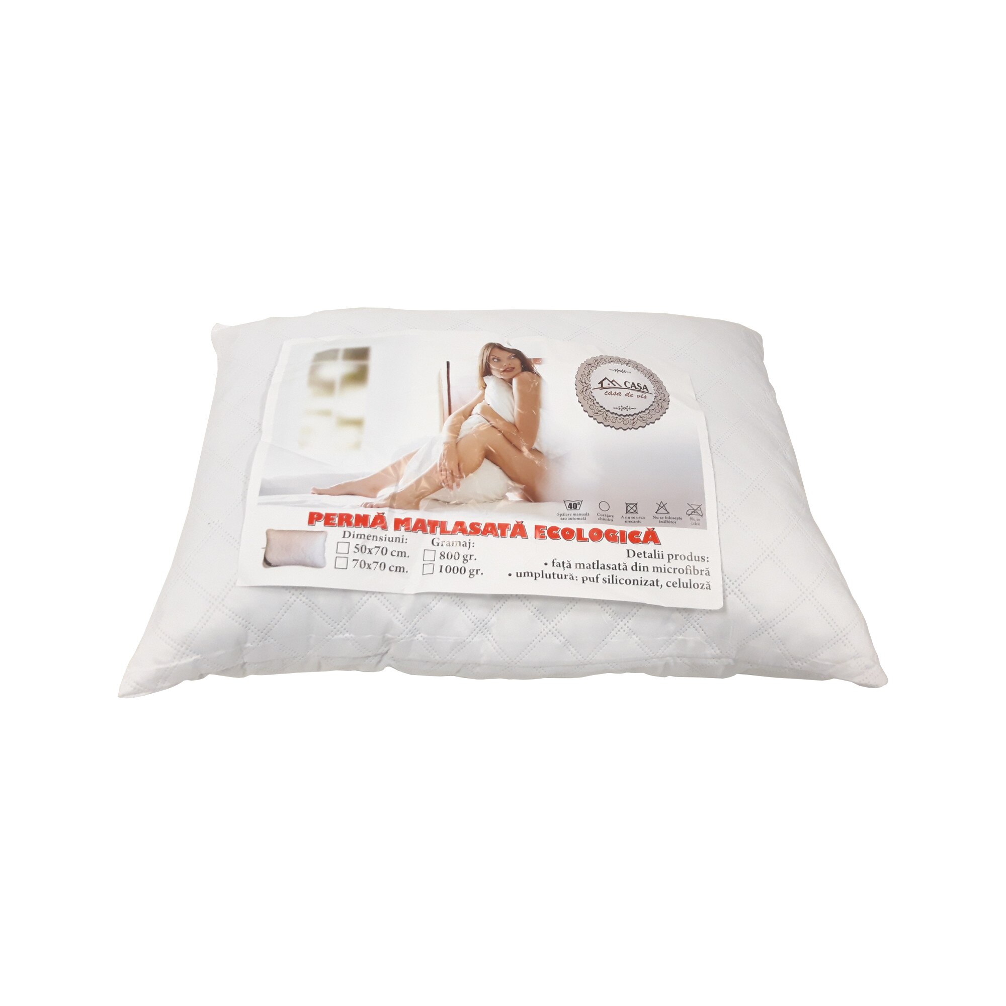 Perna Matlasata Ecologica, 50x70cm - Pufulino - PUF6338 - imagine 2