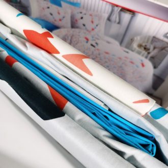 lenjerie bumbac hobby delfina turcoaz