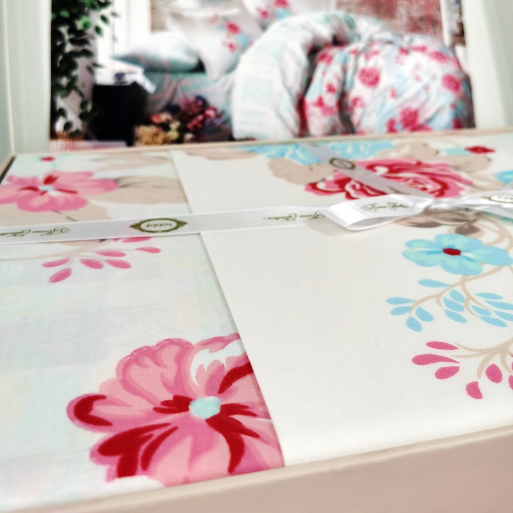 lenjerie bumbac 100% hobby florentina mint