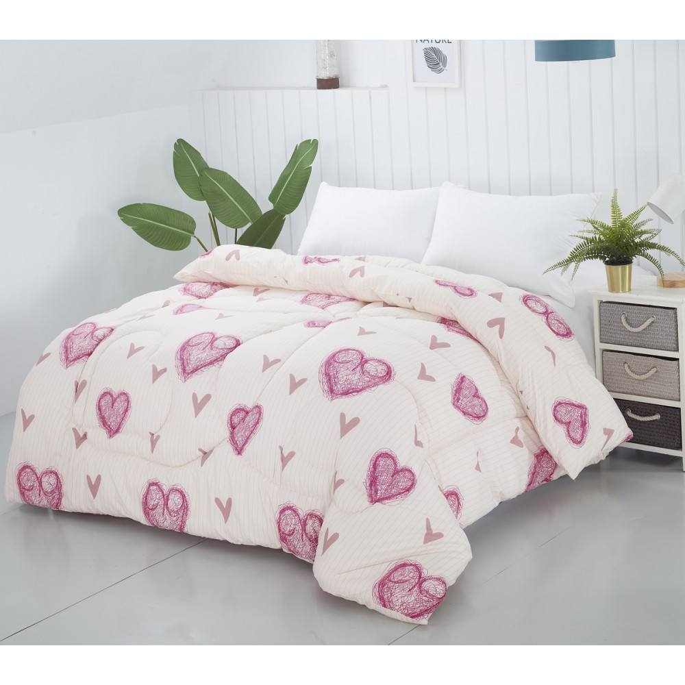 pilota crem cu inimi rosii