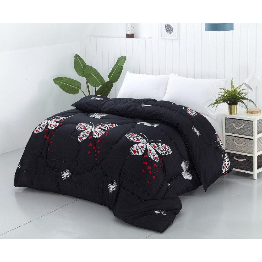 pilota neagra cu fluturi