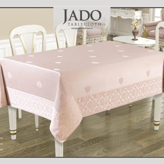 fata de masa jado policoton cu bordura - roz