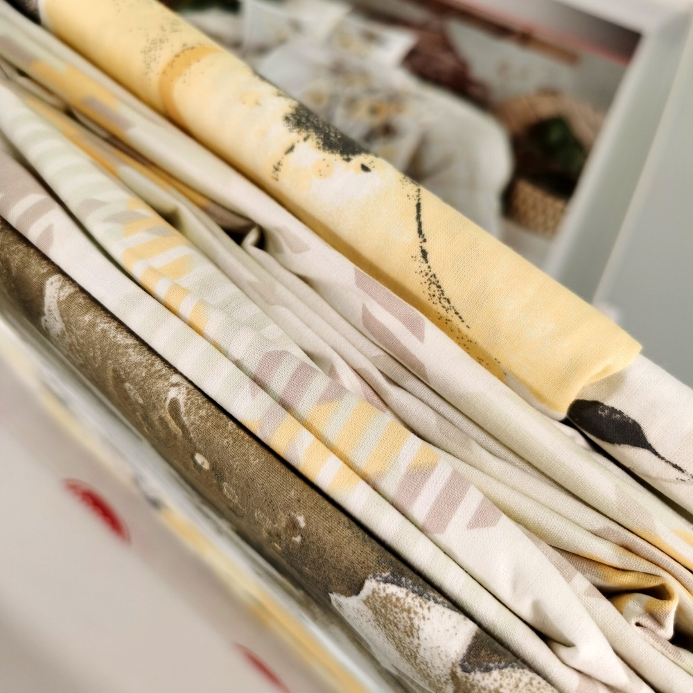 lenjerie bumbac 100% hobby belinda yellow