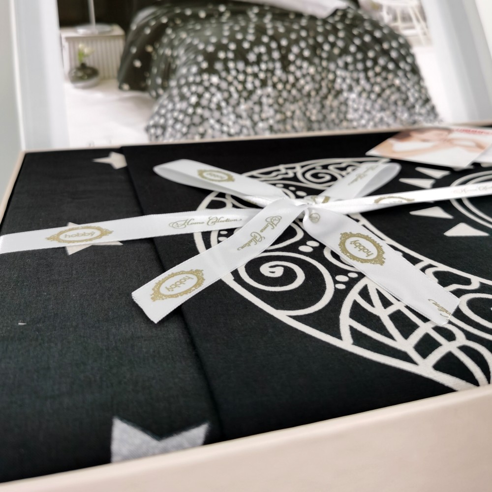 lenjerie bumbac 100% hobby stars black