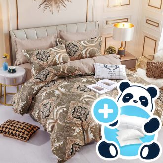 PACHET PROMOTIONAL: Lenjerie Finet Gros, 6 Piese + Pilota toamna/iarna + 2 Perne - PUF19135