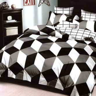 lenejrie satinata cu romburi