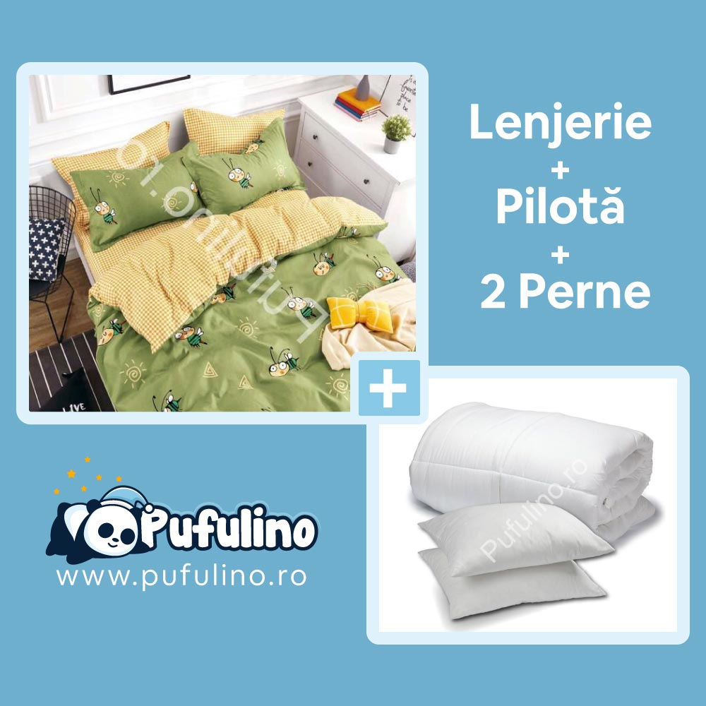set-lenjerie-de-pat-albinute-cu-pilota-si-perne