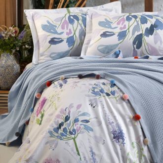 set lenjerie de lux + pike mavi aproape