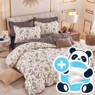 PACHET PROMOTIONAL: Lenjerie Finet Gros, 6 Piese + Pilota toamna/iarna + 2 Perne - PUF45150