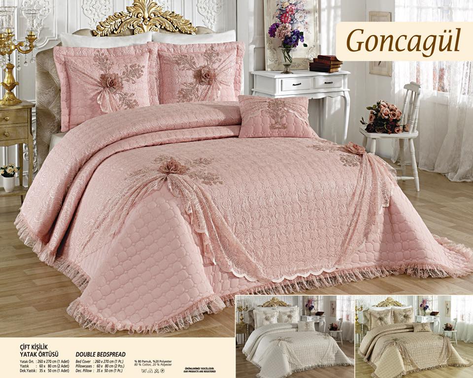 cuvertura lux goncagul roz