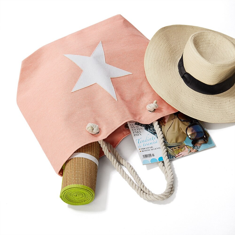 geanta pentru plaja star orange