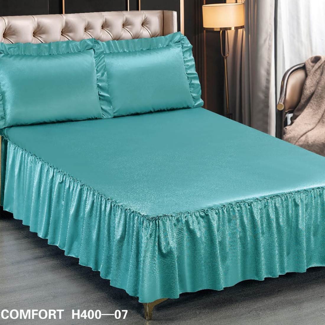 husa tercot cu volanase h400-07