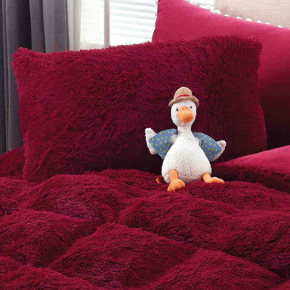 lenjerie cocolino fluffy grena