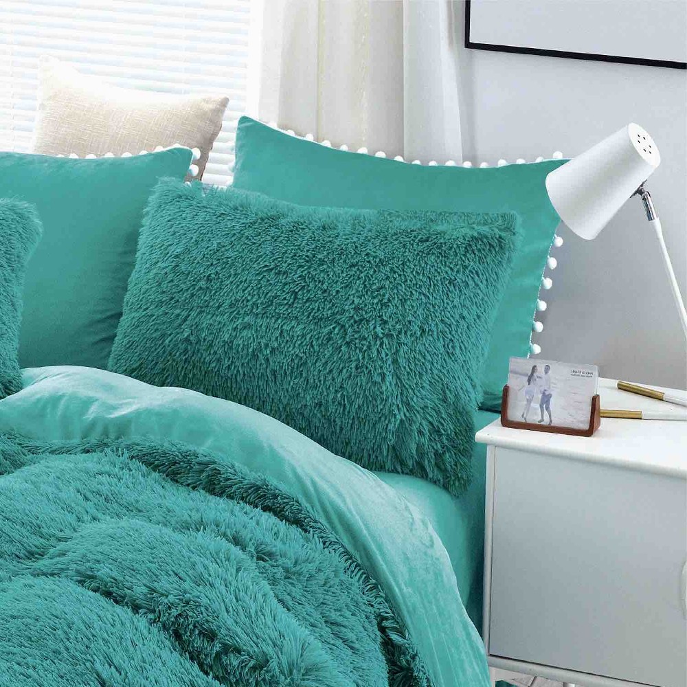 lenjerie cocolino fluffy verde