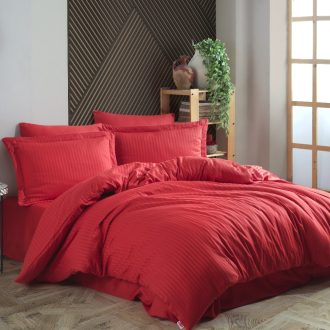 lenjerie diamond damasc rosu