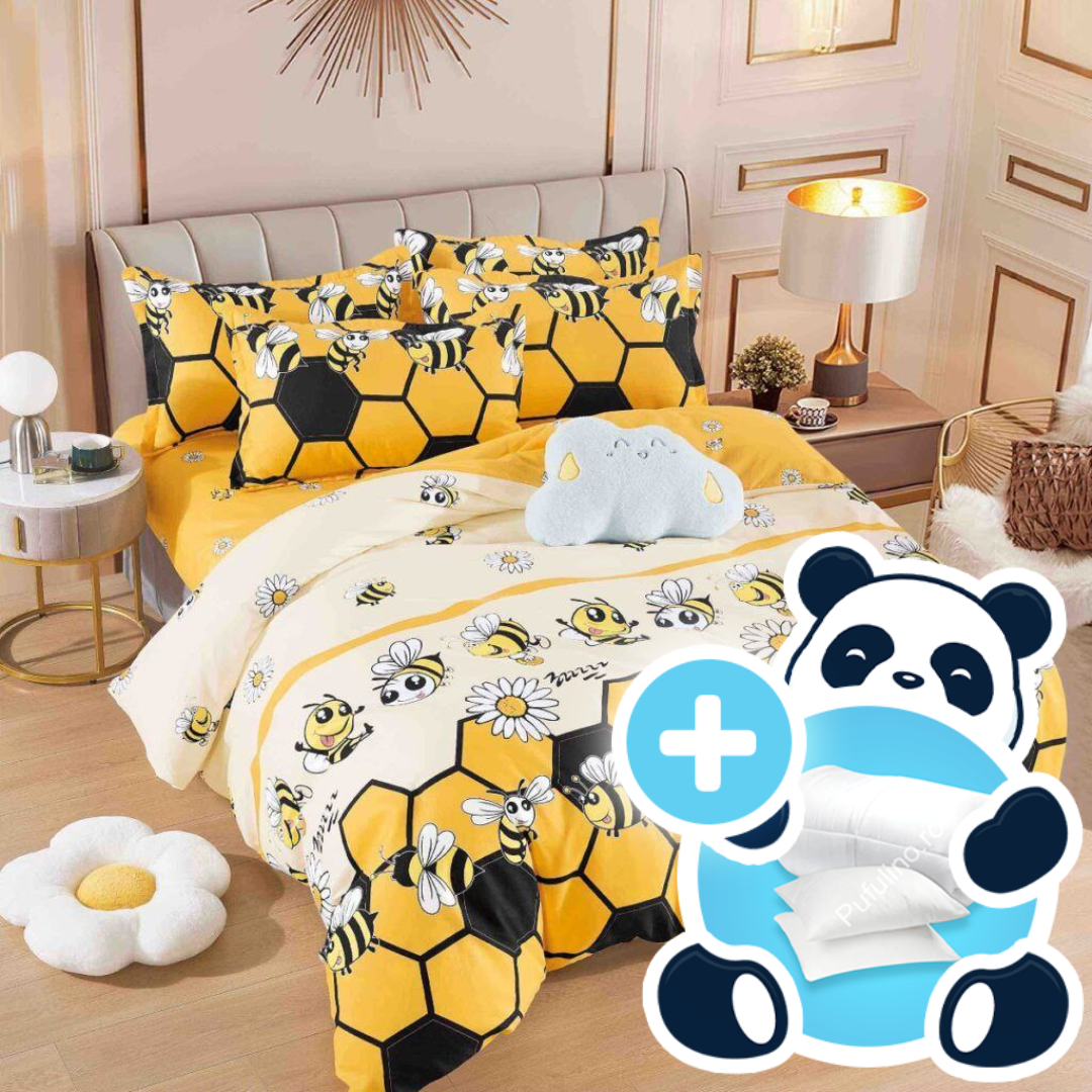 Pachet 1 persoana lenjerie albinute