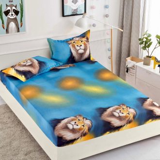 husa albastra cu lei