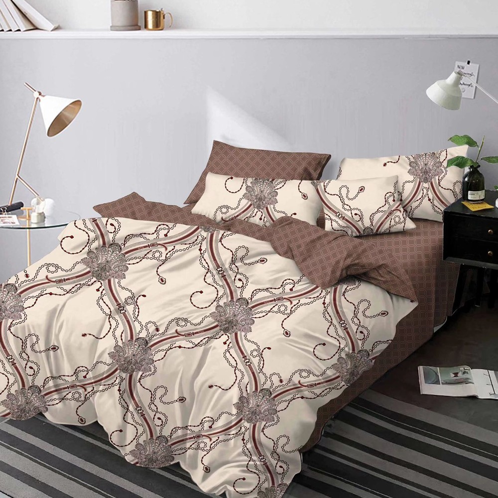 lenjerie din finet crem cu maro