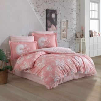 lenjerie poplin hobby flora pudra