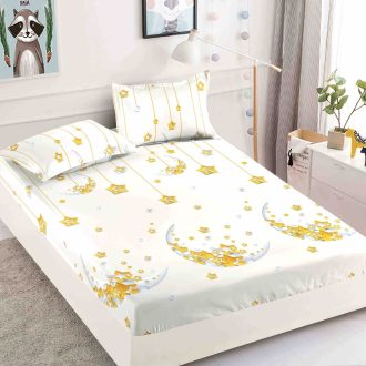 PACHET PROMO: Husa de Pat cu Elastic din Finet + 2 Perne Non Alergenice - PUF77543