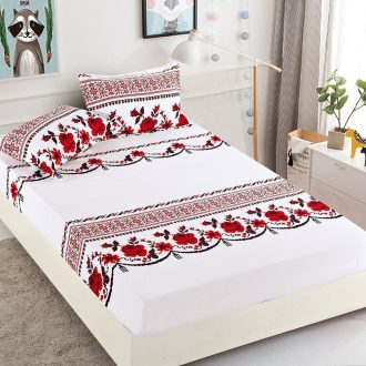 husa de pat finet alba model traditional