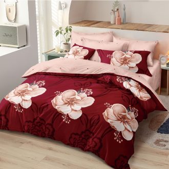 lenjerie grena cu flori