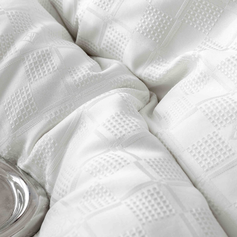 lenjerie jacquard din finet - alb 3