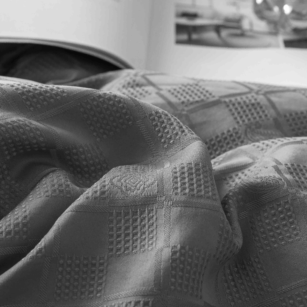 lenjerie jacquard din finet - gri inchis