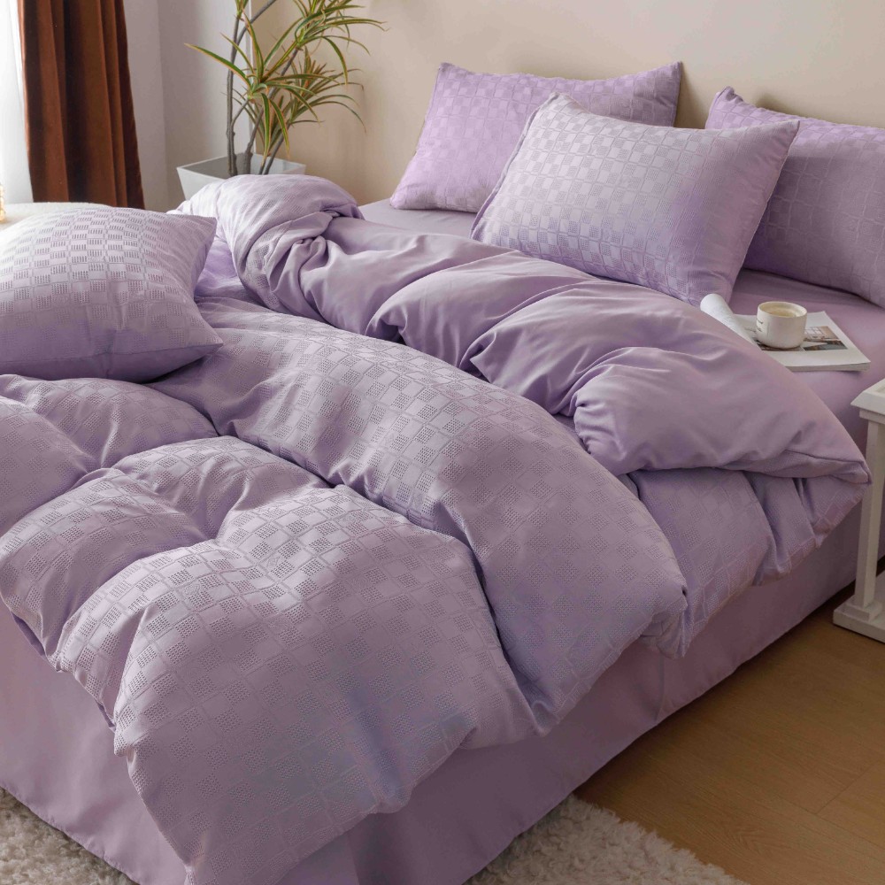 lenjerie jacquard din finet - lila