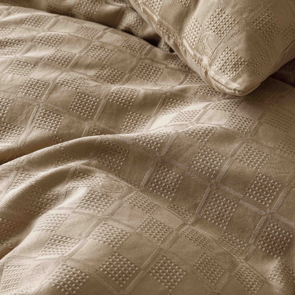 lenjerie jacquard din finet - maro