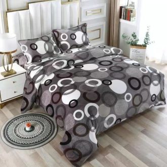 lenjerie cocolino gri cu cercuri