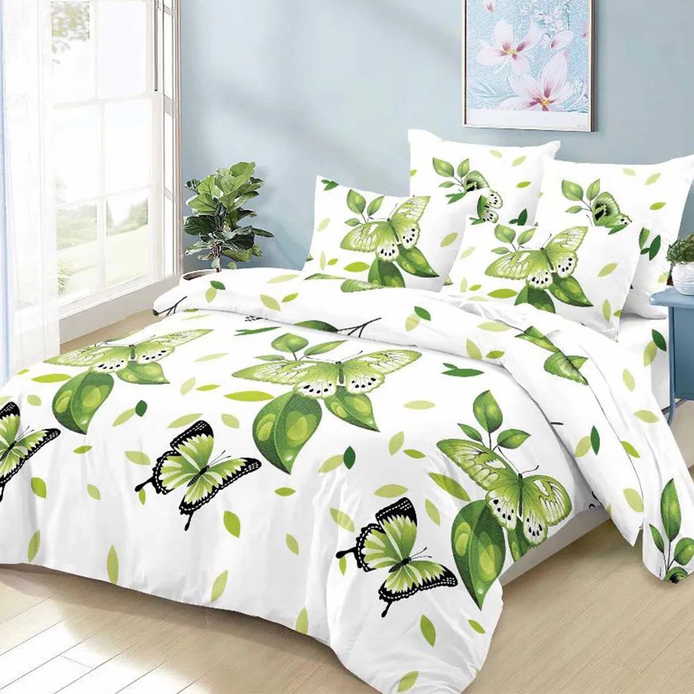 lenjerie fluturi verzi