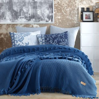 cuvertura dantela asia bleumarin