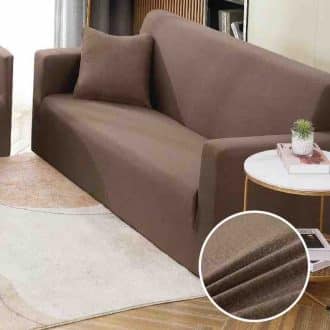husa pentru canapea maro
