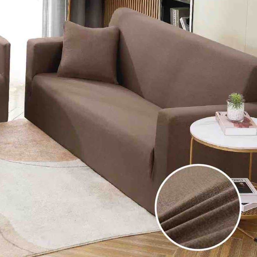 husa pentru canapea maro