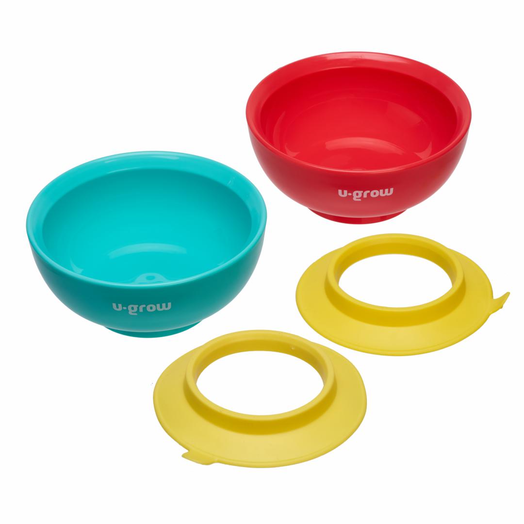 Set 2 boluri cu ventuza, 340 ml