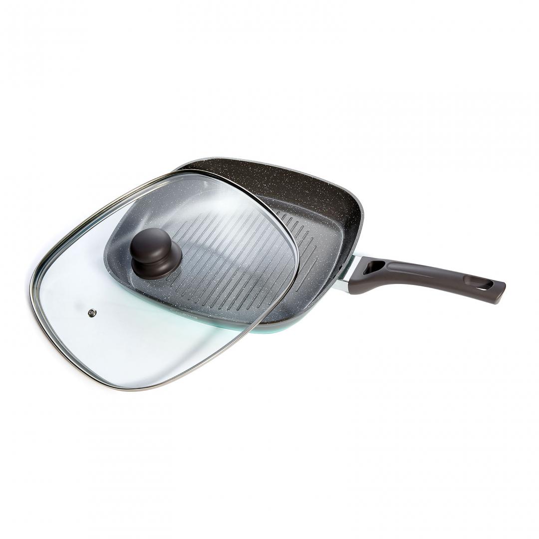 set gatit oale si tigai 7 piese aluminiu green cook heinner