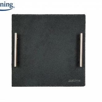 PLATOU ARDEZIE PATRAT MANERE INOX, 30X30 CM 1