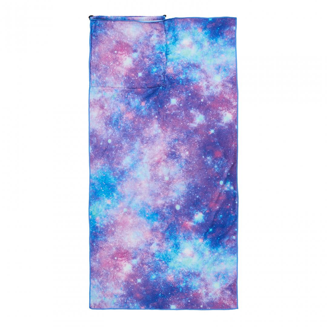 Prosop de Plaja cu Rucsac Galaxy, 70 x 140cm, Densitate 220g/m² - Heinner - HR-BGTWL140-GLX - imagine 2
