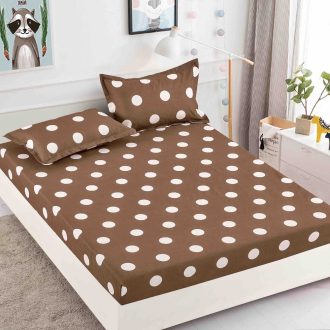 husa de pat finet maro u buline