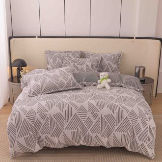 Lenjerie Cocolino cu elastic cu dungi gri