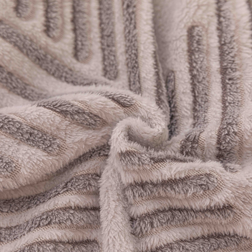 Set Lenjerie Pufoasa Cocolino, 4 Piese, Pat 1 Persoana, Stripes - JoJo Home - PUF128016 - imagine 4