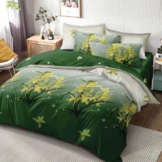 lenerie verde cu flori