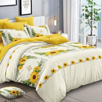 lenjerie flori galbena