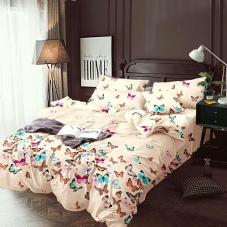 lenjerie crem cu fluturi