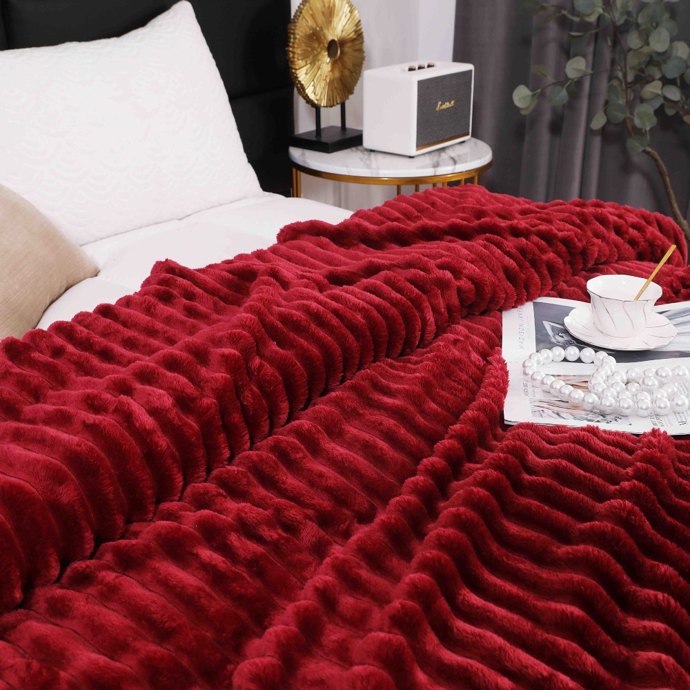 patura cocolino cu dungi grena