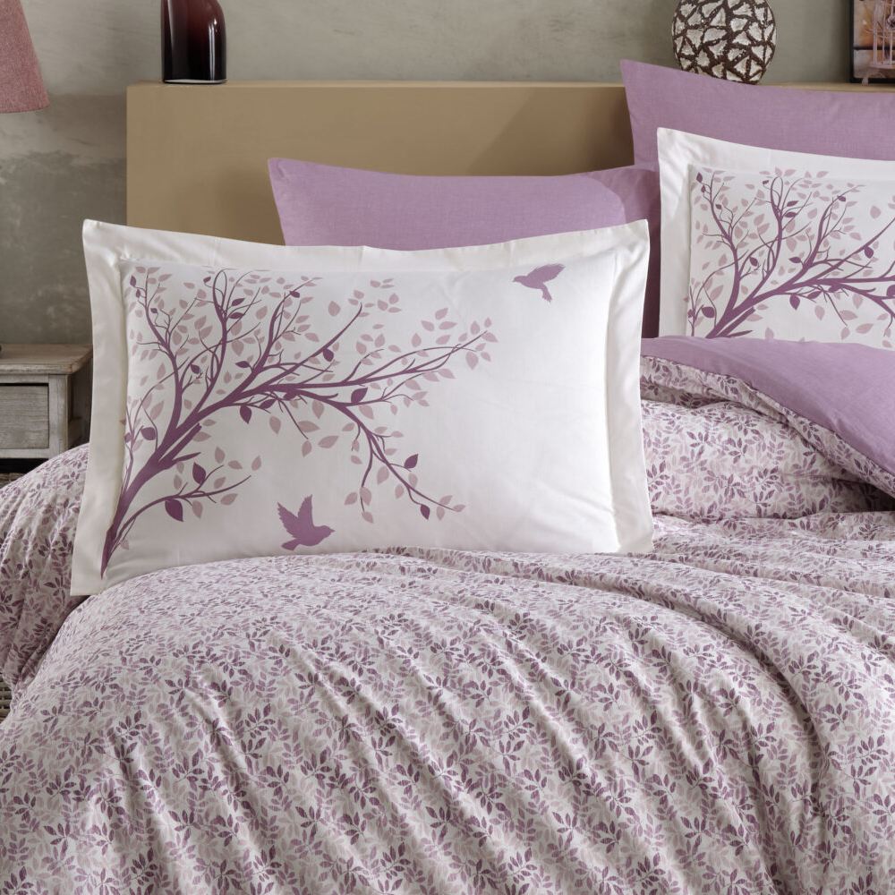 Lenjerie de pat din Bumbac 100% Poplin, 4 Piese, Pat 2 Persoane - Hobby - ARIANNA - MURDUM - imagine 2