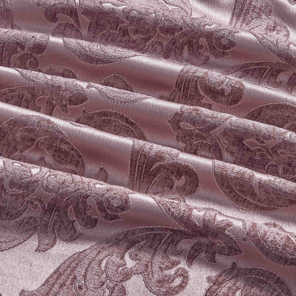 set luxury jacquard 7 piese roz material