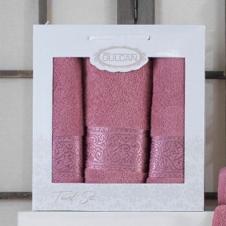 set prosoape 3 buc roz